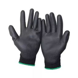 Fulcrum PU Cut Resistant Gloves Black Color, Standard Size, FS3301909 (Pack of 12 Pair)-image-33