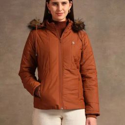 U.S. Polo Assn. Brown Regular Fit Puffer Jacket-picture-27