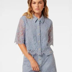 Forever New Ilah Petite Lace Crop Shirt-image-50