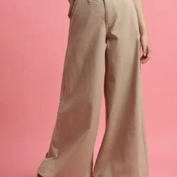 Forever 21 Beige Regular Fit Mid Rise Pants-image-40