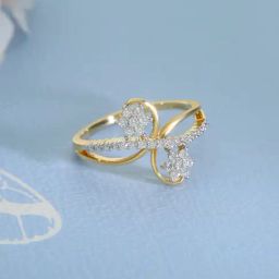 Malabar Gold and Diamonds 18k Rose Diamond Ring for Women-image-17