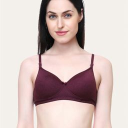 Lady Lyka Medium Coverage Lightly Padded All Day Comfort Seamless Cotton T-shirt Bra-28