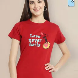 Metronaut Women Typography 2 Printed T-shirt-picture-42