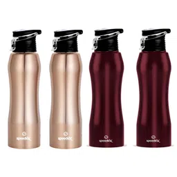Speedex Maroon & rose gold 4 Pieces Stainless Steel Water Bottle - 1000 ml Each-image-98