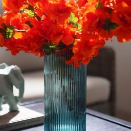 Pure Home And Living Blue Glass Vases-image-32