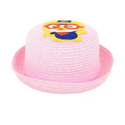 Zacharias Kids Printed Cotton Straw Hat-19