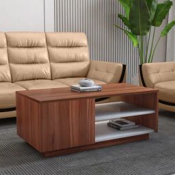 Durian Holston Lyon Walnut Brown Engineered Wood Coffee & Center Tables-4