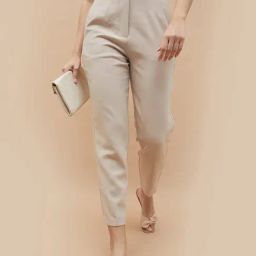 Code by Lifestyle Beige Solid Pants-image-71