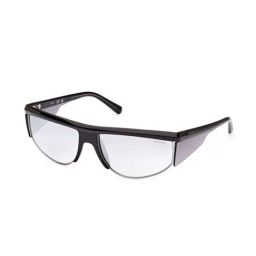 Guess GUS000726201CSG Grey UV Protected Wraparound Sunglasses for Men-36