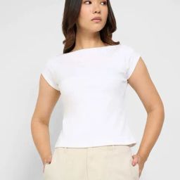 Honey By Pantaloons White Cotton Slim Fit T-Shirt-picture-40