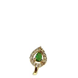 NIKYANKA Brass-Plated Artificial Stones And Beads Stud Nosepin-54