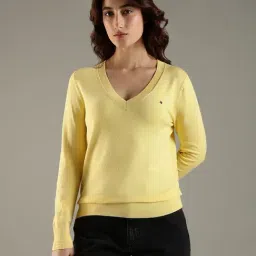 Tommy Hilfiger Yellow Regular Fit Sweatshirt-picture-13