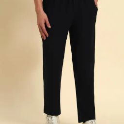 Cantabil Navy Blue Regular Fit Solid Lower-image-66
