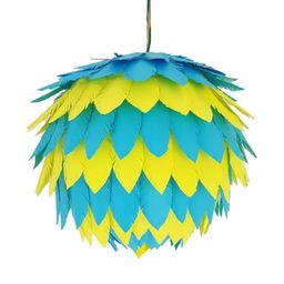 Designers Collection Blue Wood Ceiling Lamp-image-63