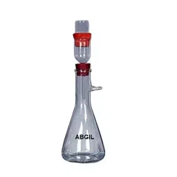 ABGIL 500 ml Borosilicate Glass Filtering Apparatus with Filter Flask, Gooch Crucible , Glass Adapter and Rubber Cork ABG1148-8
