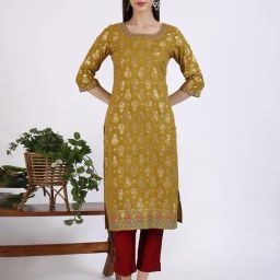 Aurelia Green Printed Kurta-image-54