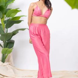 Erotissch Pink Beachwear Co-Ord Set-picture-47