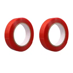 AIPL RP 24 mm Red & Transparent Double Sided Tape-picture-1