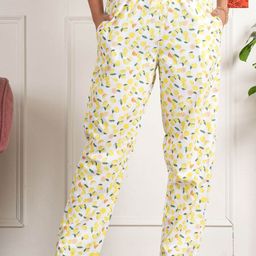 Style Shoes Pack Of 2 Quirky Printed Mid-Rise Lounge Pants-image-87