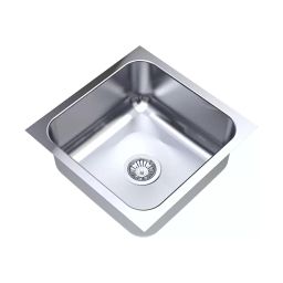 Carysil Elegance Single Bowl Kitchen Sink Size 18x18x7 inch Glossy Finish, ESG18187-image-40