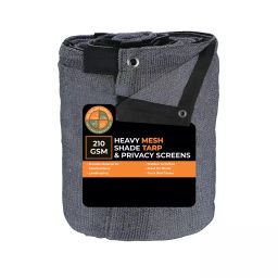 MSR 210 GSM Heavy Duty Shade Net (Mesh) 27 ft x 15 ft Greyish Black, MSR-B&W43-image-17
