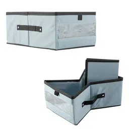 Kuber Industries Grey Set of 4 Regular Multi-Utility Organisers image 5