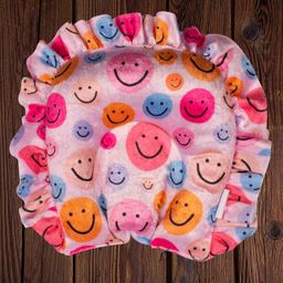 Mittenbooty U Shaped Rai Pillow Velvet Smiley - Pink-picture-8