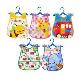 DOMENICO Sleeveless Waterproof Printed Apron Bib Pack of 5 (Color And Prints May Vary)-image-17
