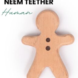 Wooden Human Neem Teether (1 Pieces)-13