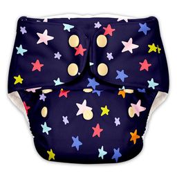 SuperBottoms BASIC Reusable Cloth Diaper for babies Freesize Adjustable, Washable and Reusable Bluestar-23
