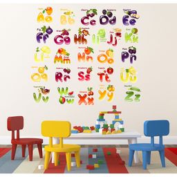 Wallstick Fruits Alphabets Wwallsticker-image-2
