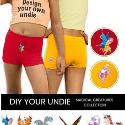 THE COVER UP PROJECT Pack Of 2 DIY Bloomers - Red & Yellow-picture-29