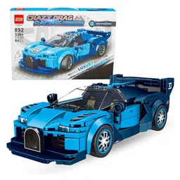 Elecart Speed Champion GT Car Building Kit 336 Pcs MOC Racing Car Blocks for Boys & Adults | DIY Supercar Model Set, STEM Toy & Gift for Kids 6+ | Display Model & Decoration-picture-21