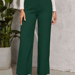 Chemistry Women Relaxed Loose Fit Easy Wash Trousers-picture-1