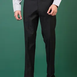 J White by Vmart Men Checked Trousers-image-42