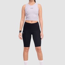 STRCH Mid-Rise Knee-Length Tights With Double Pockets-image-68