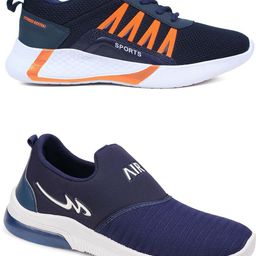 Spotwalk Men Mesh Running Shoes-image-21
