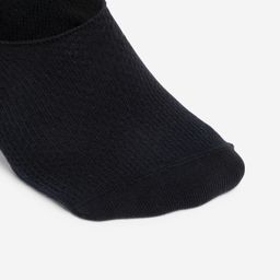 decathlon Set of 3 Cotton Invisible Socks -Black image 2