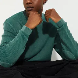 max Men Quirky Self Design Cotton Pullover-picture-22