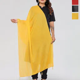 Moda Rapido Pack Of 4 Striped Dupatta-picture-11
