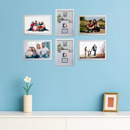 Kuber Industries White 6 Pieces Wall Photo Frames-image-39
