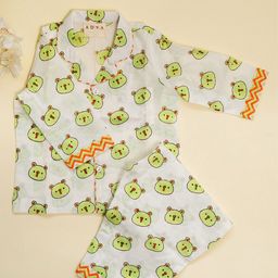 ADYA Unisex Kids Printed Night suit-image-41