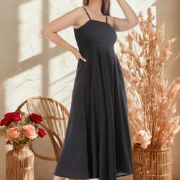 Vaidiki Women Black Dresses-image-8