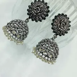 MERA HAAT Contemporary Jhumkas Earrings-picture-20