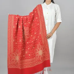 BAISA Women Paisley Woven Design Shawl-image-52