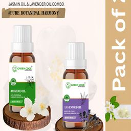 GREEN CODE AYURVEDA Set Of 2 100% Pure Jasmine & Lavender Essential Oils - 30 ml Each-picture-27