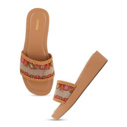 Anouk Block Sandals with Laser Cuts image 5