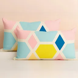 AMRANGE Polyester Rectangle Cushion Covers image 1