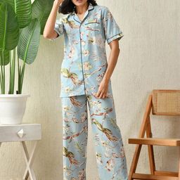 Saanvi Collection Women Printed Night suit-image-56
