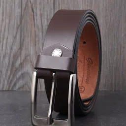 Metronaut Men Textured Leather Reversible Formal Belt-image-73